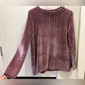 Chenille Purple/Pink Sweater